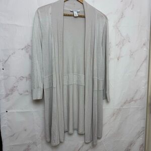 White House Black Market Shawl Open Cardigan - A35